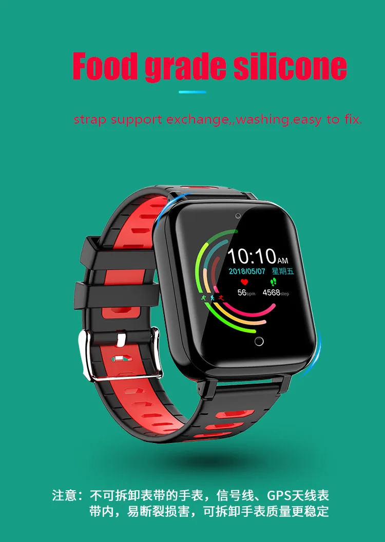 Новинка, Смарт-часы, система Android, Wifi, gps трекер, телефон, часы IP68, водонепроницаемые, детские gps часы, анти-потеря, PK Q528 Q90 q50 a36