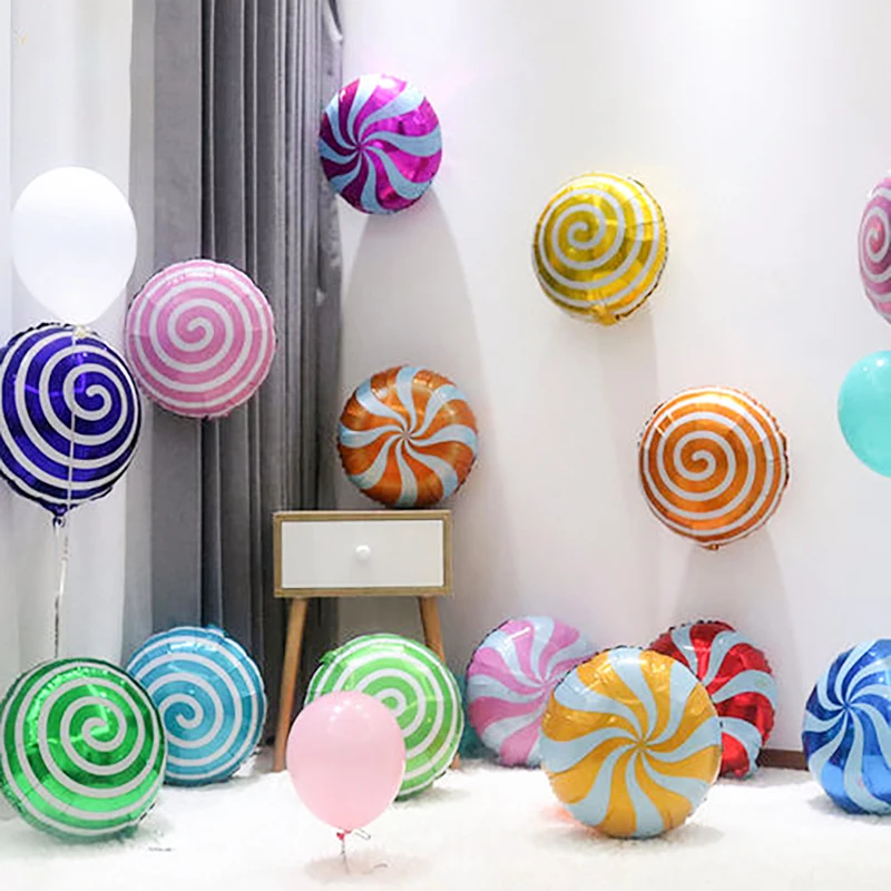 Crème glacée rose bonbons feuille ballon bébé douche joyeux