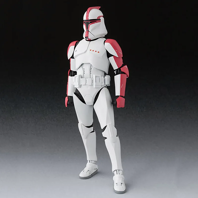 

SHF Star Wars 6-Inch Mobile Red Clone Empire White Soldiers Soldier Boxed Decoration Garage Kit