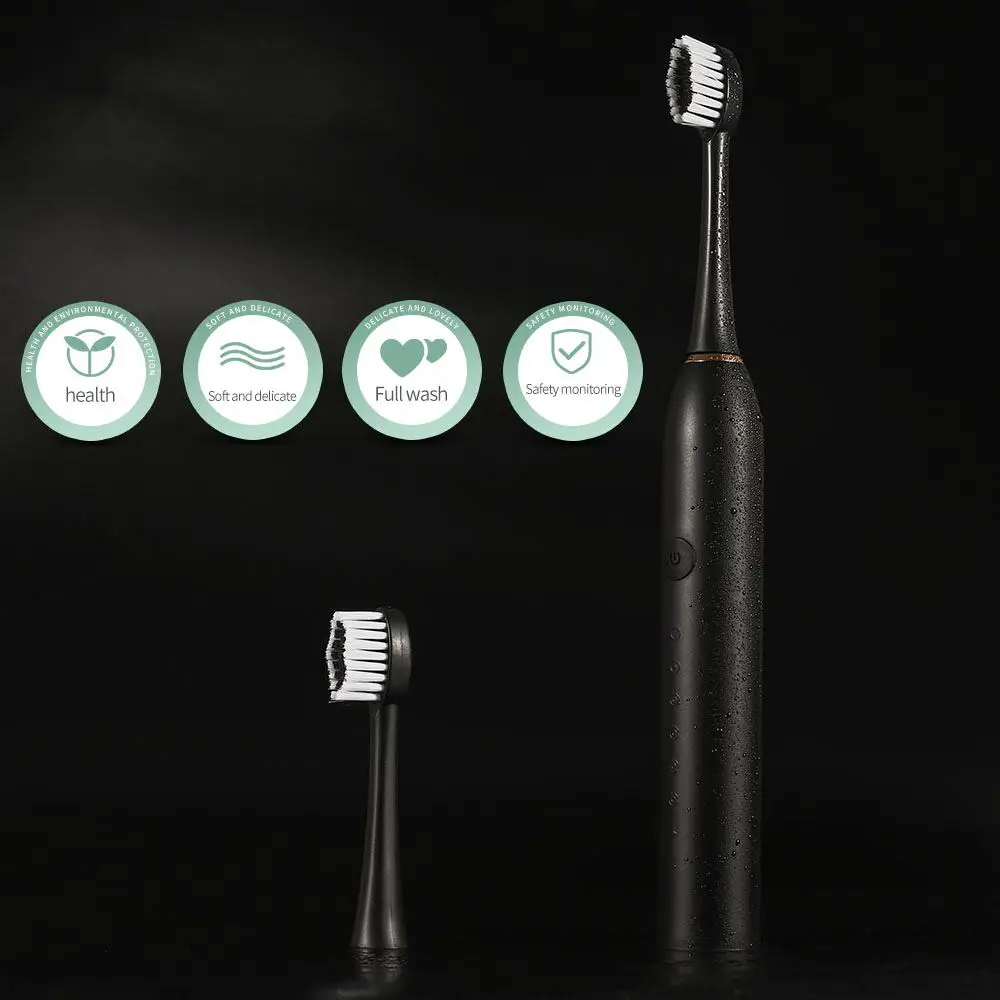 USB Rechargeable Sonic Electric Toothbrush 42000 Time/Min Ultrasonic Electronic Whitening Teeth Brush 6 Mode with Travel Box USB Rechargeable Sonic Electric Toothbrush 42000 Time/Min Ultrasonic Electronic Whitening Teeth Brush 6 Mode with Travel Box