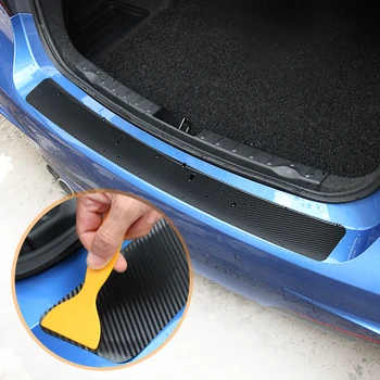 

Carbon Fiber Car Trunk Rear Bumper Sticker for Lifan Solano X60 X50 520 620 320
