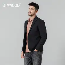 SIMWOOD, осень, зима, новинка, блейзер для мужчин, шерсть, куртки для мужчин, высокое качество, брендовая одежда