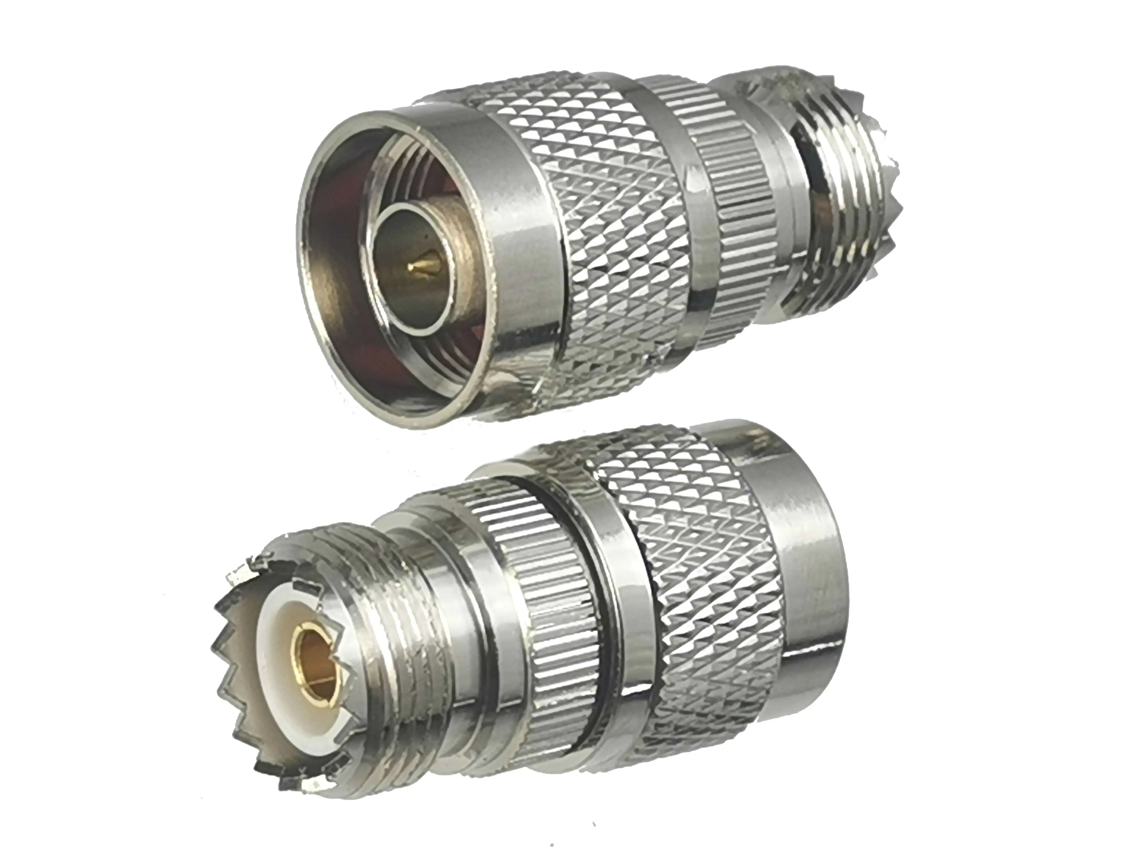 1pcs Connector Adapter N Male Plug to UHF SO239 Female jack RF Coaxial Converter Straight New