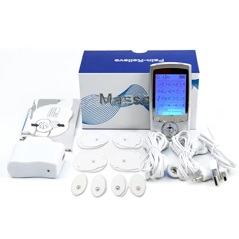 Carevas MH-1080 Rechargeable Electric Pain Relief Machine Portable Pulse Massager Muscle Stimulator Therapy Pain Management