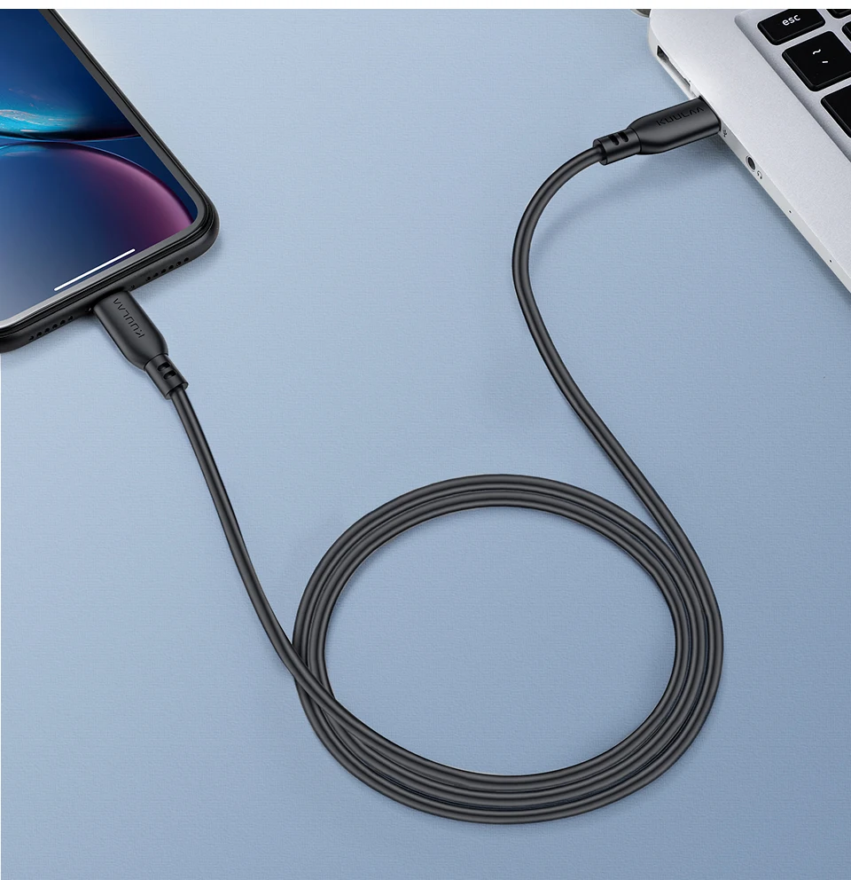 KUULAA MFi USB C к Lightning Кабель для iPhone 11 Pro Max X XS 8 XR 18 Вт PD Быстрая зарядка usb type C кабель для Macbook USB-C шнур