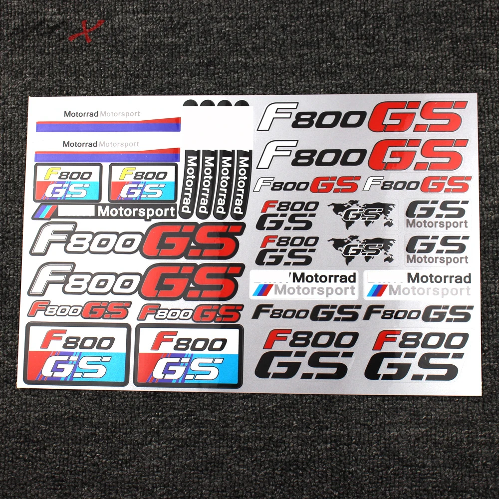 

Новинка, светоотражающий обод, водонепроницаемый ноутбук с шинами для чемоданов Bmw F800GS, приключения к миру, логотип мото F800GS, наклейка