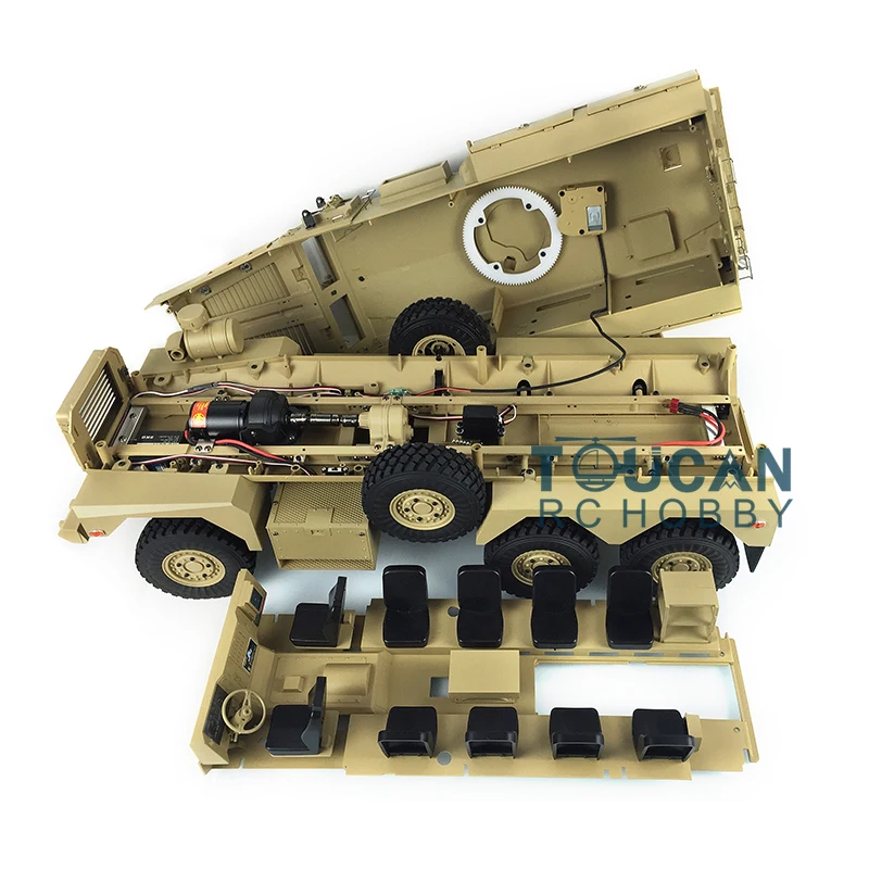 1/12 6*6 RC Cougar 6x6 MRAP автомобиль 16CH радио взрывозащищенный автомобиль ESC двигатель TH16379