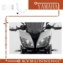 Teng поклонение для YAMAHA MT 09 MT09 FZ09 Tracer 900 GT мотоциклетная фара Защитная крышка Щит экран Лен