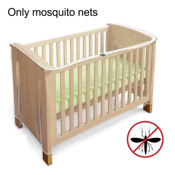 

Soft Foldable Children Mosquito Net Solid Color Polyester Insect Net Portable Crib Netting Professional Baby Bedding Mesh