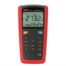 UNI-T UT321 Type de Contact thermomètre numérique mesure précise avec thermocouple, entrée simple ou double, enregistrer, analyser les données