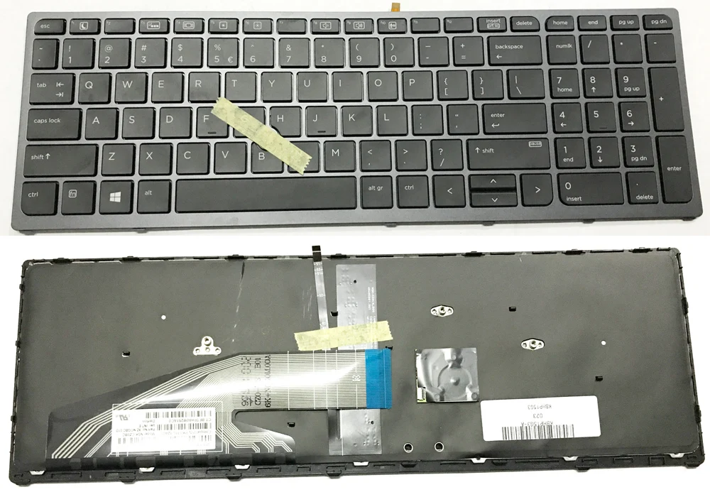 Nuova Tastiera Us Per Laptop Per Hp Zbook 15 G3 17 G3 Tastiera Per Laptop Retroilluminata