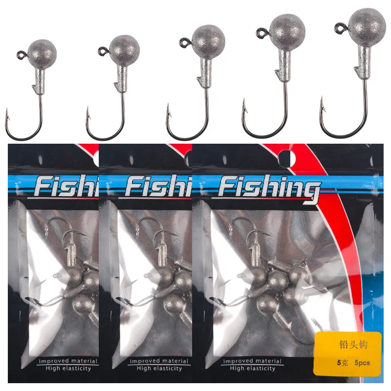 Рыболовный крючок с круглой головкой