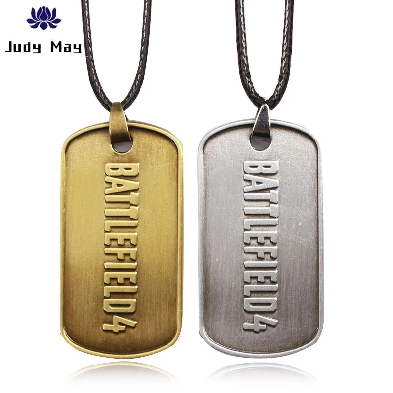 Горячие ювелирные изделия BF4 поле боя 4 Dog Tag военное оборудование ожерелье с