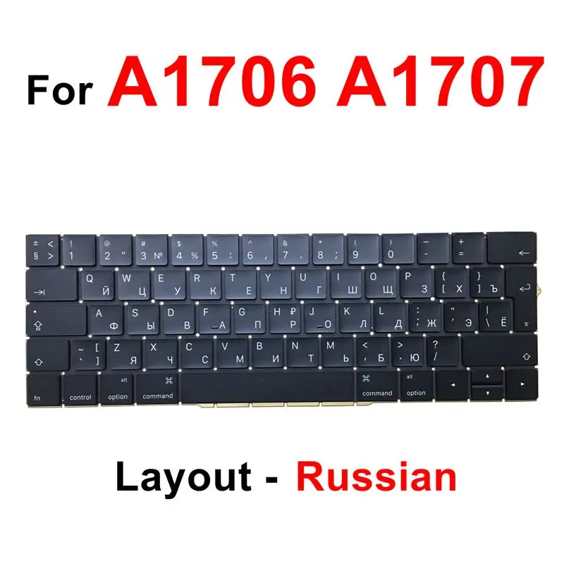 Новая Оригинальная клавиатура для Macbook Pro retina 1" 15" A1706 A1707 A1708 Late Mid