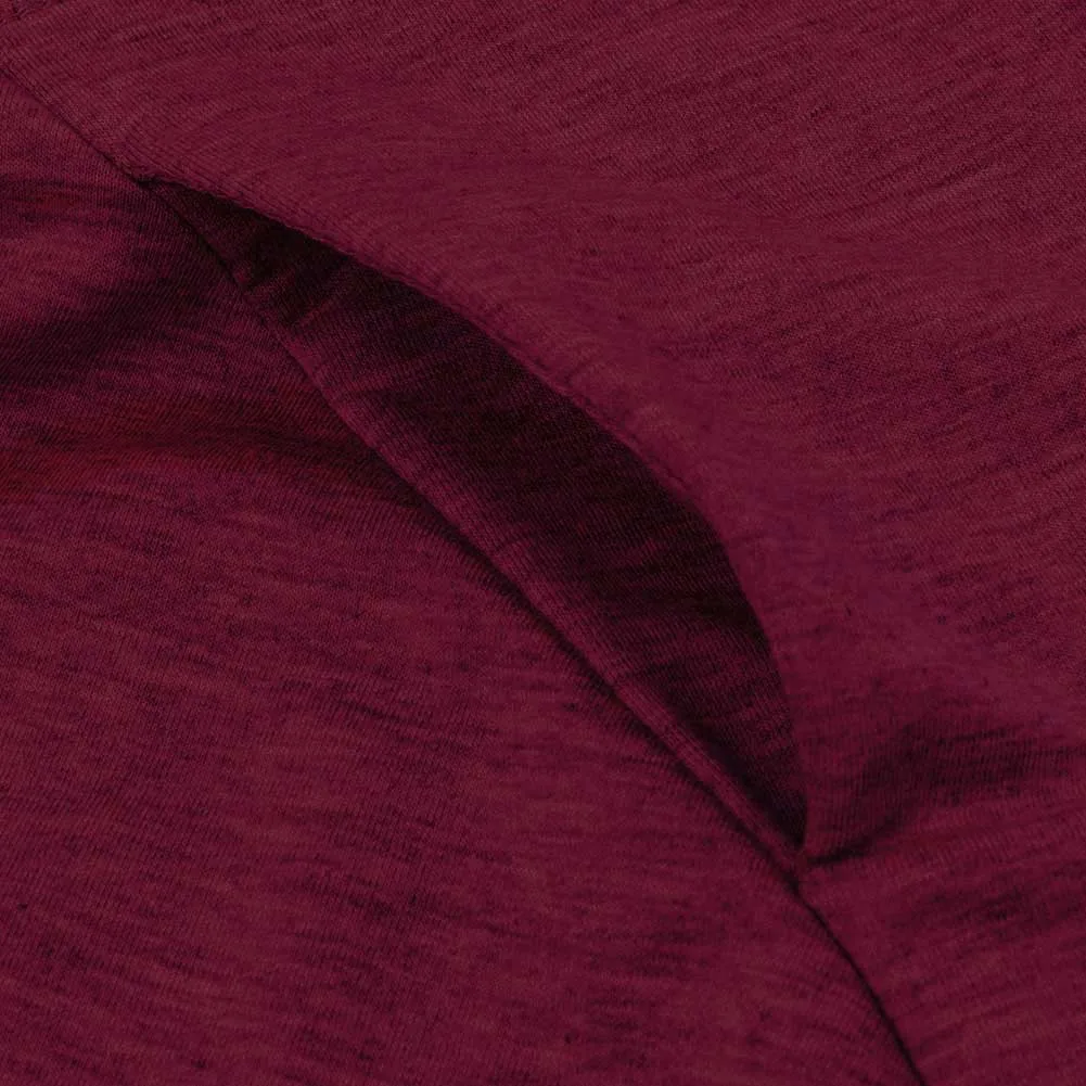 Solid Color Full Sleeve Hooded Pullover Hoodie Autumn Casual Women Pockets Fitting Standard Asymmetrical Long Hoodie MK5315