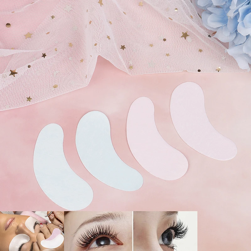 10Pairs Grafting Eyelashes Eye Gel Patches Under Eye Pads For Eyelash Extension Paper Sticker Wraps Lash Patch Makeup Tool