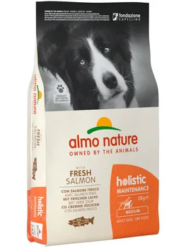 

ALMO NATURE ALMO NATURE ADULT DOG MEDIUM & SALMON for adult dogs of medium breeds with salmon