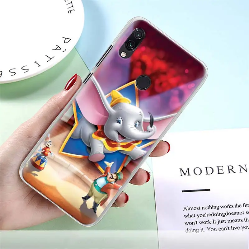 Мультяшный слон Дамбо телефонные чехлы для телефона Redmi 7 7A 8A K20 Pro 6 6A 5 Plus Redmi Note 5, 6, 7, 8 Pro 8T S2 GO крышка