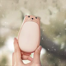 Qiuck зарядка 5200 мАч Мини Мощность Мини Портативный USB Мобильный телефон мобильный мощность для смартфонов ручной нагреватель