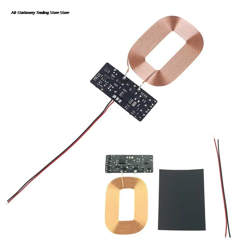 Wireless Charging Standard Universal Charger PCBA Circuit Board with Coil DIY QI Receiver | Мобильные телефоны и