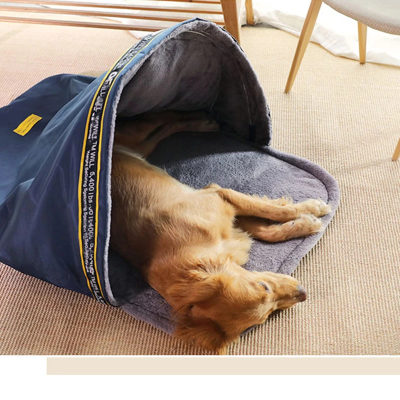 Smartpet кровать для собак съемный зимний теплый спальный мешок для домашних животных путешествия на открытом воздухе мягкая теплая собака одеяло коврик для Золотого ретривера дома
