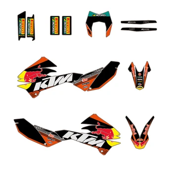 

Motorcycle Team Graphics Stickers Decals DECO Kit For KTM SMC-R 690 SMC R 2012 2013 2014 2015 2016 2017 2018