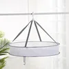 1pc Foldable Clothes Drying Net Basket Socks Underwear Sweater Drying Net Hanging Clothing Drying Basket Organizer Protect Cloth 2