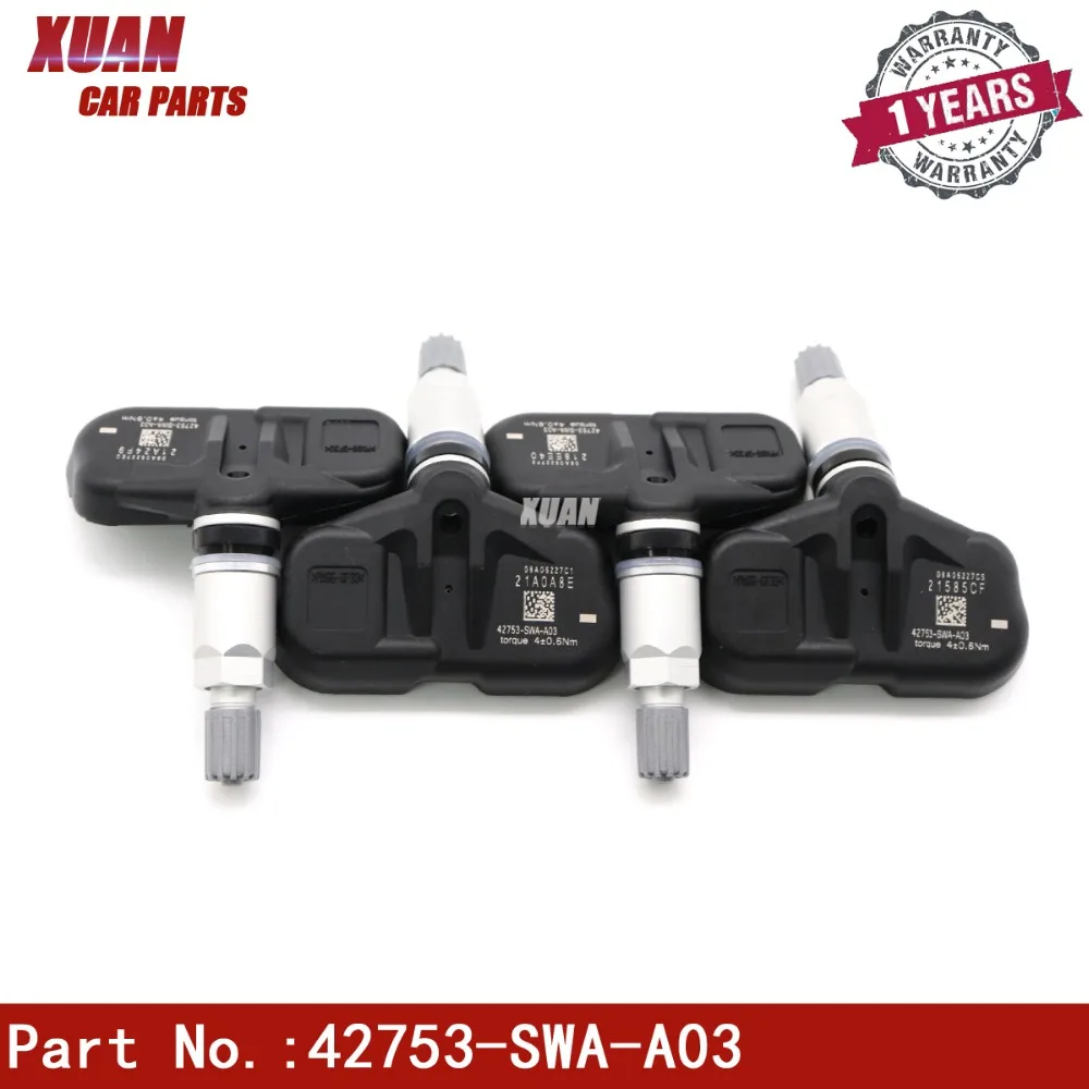42753-SWA-A03 система контроля давления в шинах для 2007-2012 Honda CR-V Accord PMV-108M TPMS 315 МГц