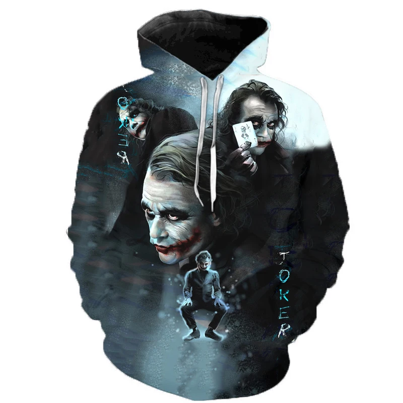 

Haha Joker 3D Print Sweatshirt Hoodies Men and Women Hip Hop Funny Autumn Streetwear Hoodies Sweatshirt Joker Hoodies