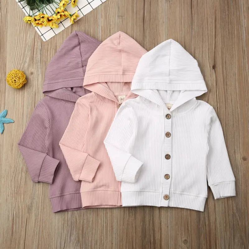 Baby Sweaters Autumn Infant Baby Girl Clothes Long Sleeve Knitted Coat Jacket Outwear Tops