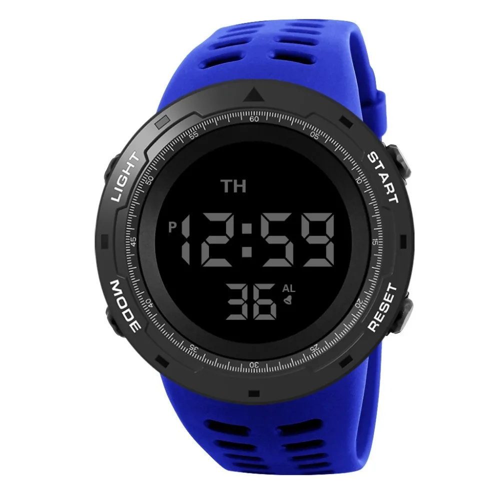 Простые Стильные мужские и женские спортивные часы для улицы модные цифровые часы с датой светодиодный наручные часы для альпинизма военные электронные часы A15