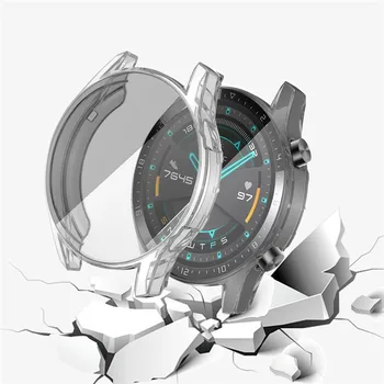 

HD watch Case for Huawei watch GT 2 46mm Soft tpu Full Screen Protection Case Protector Cover Accessories