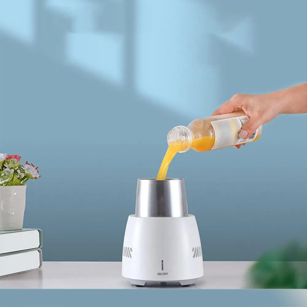 

Cute Cooling Cup Instant Cooling Quick Cold Drink Cup Creative Mini Desktop Refrigerator Designed Exquisitely