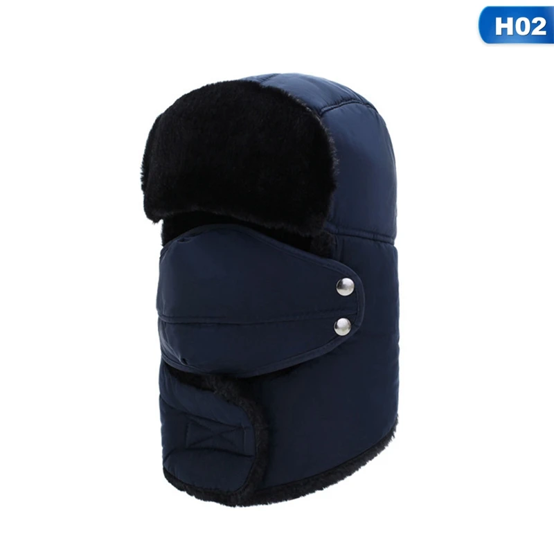 2 New Winter Plus Cotton Padded Earmuffs Lei Feng Hat Outdoor Men And Women Cold Protection Cap - Цвет: 2