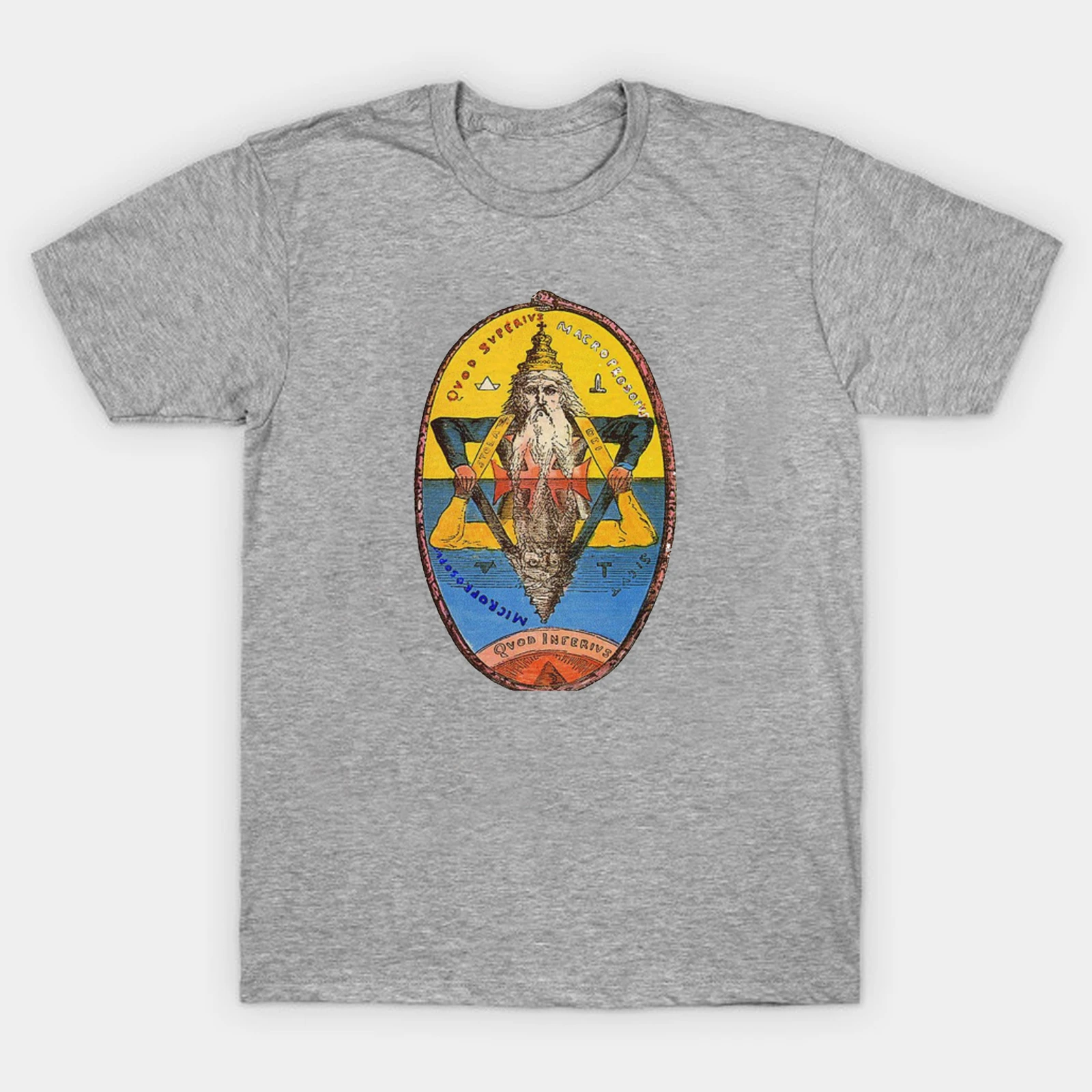 Esoteric Great Symbol Of Solomon By Eliphas Levi Hermetic Alchemy T-shirt.  Summer Cotton Short Sleeve O-neck Men's T Shirt S-3xl - T-shirts -  AliExpress