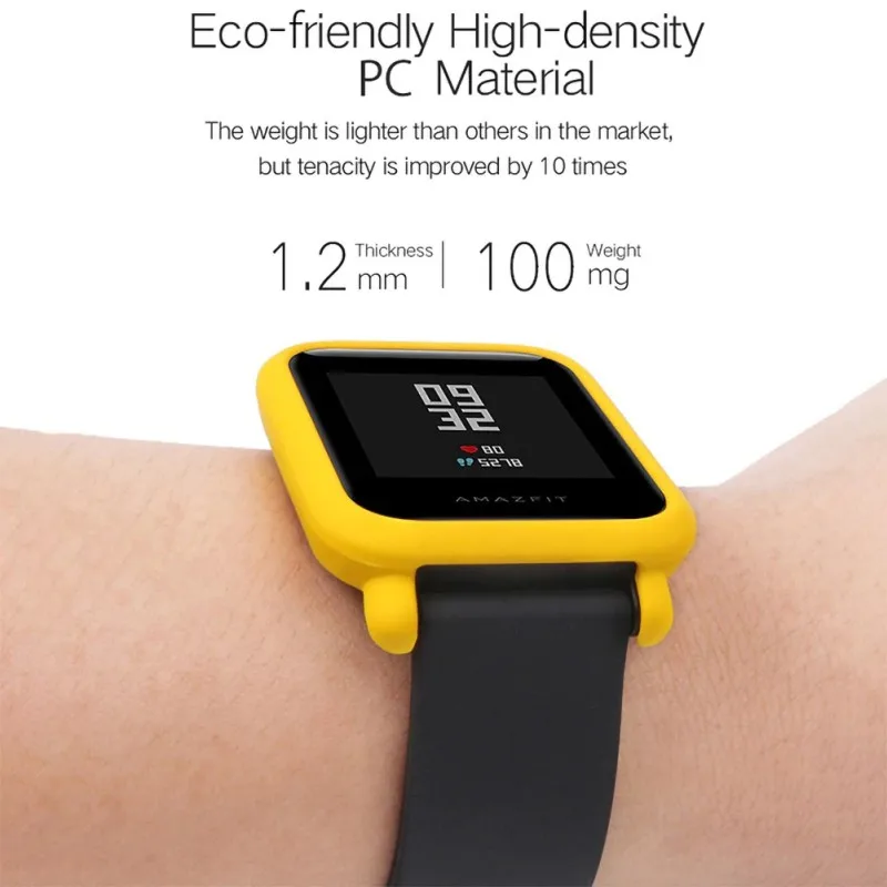 Рамка для часов Amazfit Bip Молодежный защитный чехол умных часов чехол тонкая красочная Рамка PC чехол защитная оболочка для Xiaomi Huami