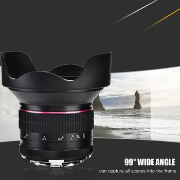 

Meike 12mm f2.8 Ultra Wide Angle Fixed Lens with Removeable Hood for Fujifilm X-Mount Camera X-E3 X-T3 X-T2 X-T2 X-T20 X-T100