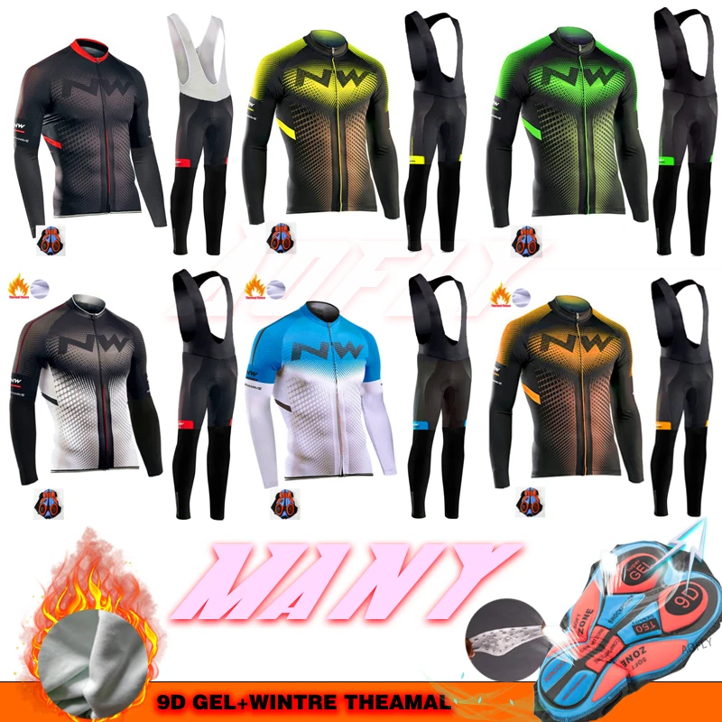 Northwave Pro Team Зимняя одежда для велоспорта дышащая Ropa Ciclismo Одежда с длинным рукавом для горного велосипеда спортивная одежда для улицы