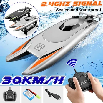 

2CH 2.4GHz RC Boat High Speed Boat Yacht Children Competition Boat Long Flight Time Remote Control Boat Gift Water Toy For Kids