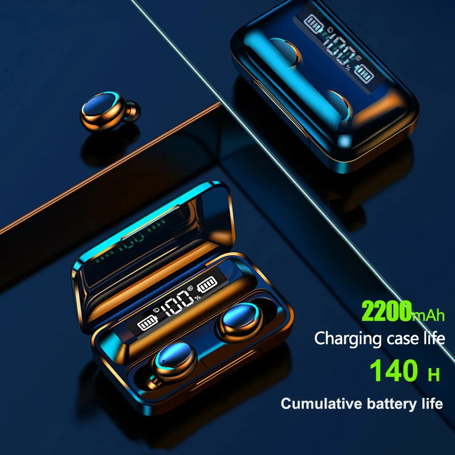 Беспроводные стерео наушники Спортивная гарнитура Bluetooth с микрофоном