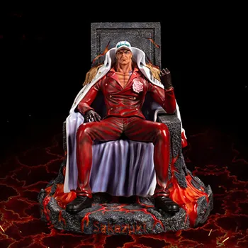 

35CM NARUTO Three Admirals Of The Navy Sakazuki GK resin Statue Contain Led Light Figure For Collection A177