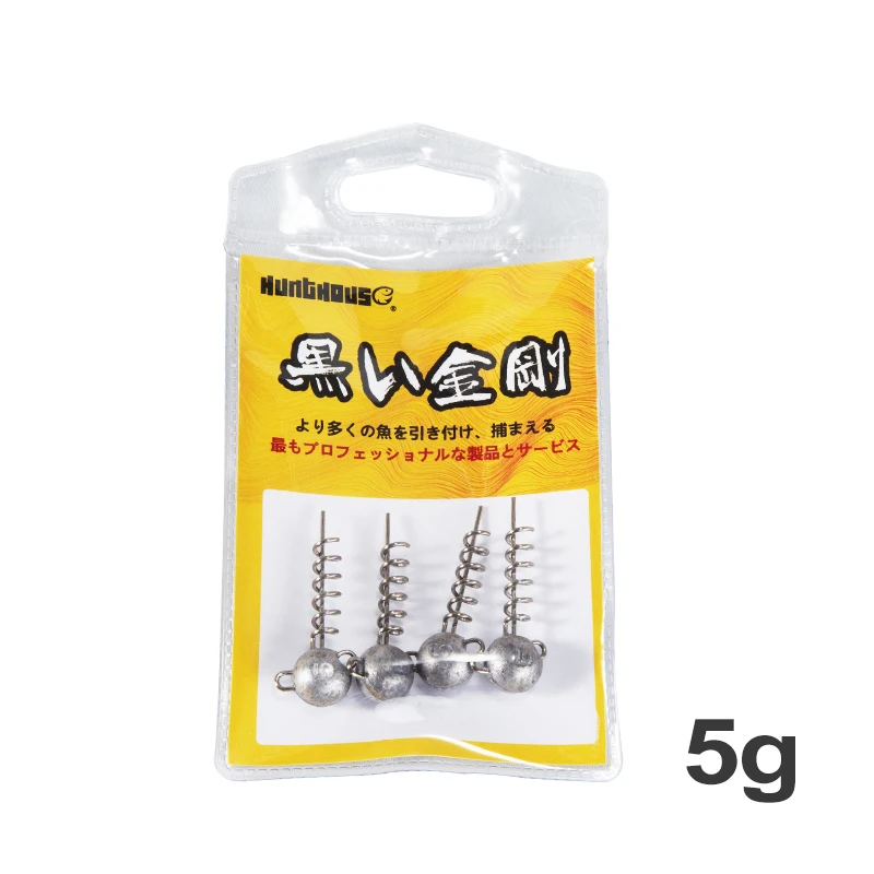 Hunthouse мягкая Винт Для Приманки head jig head для больших Шад 5 г, 10 г, 15 г, 20 г, Рыболовный инструмент рыболовные снасти - Цвет: 5g