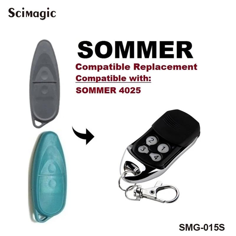 SOMMER 868mhz handheld transmitter Compatible with SOMMER 4020 TX03-868-4 Remote Control Replacement 868Mhz