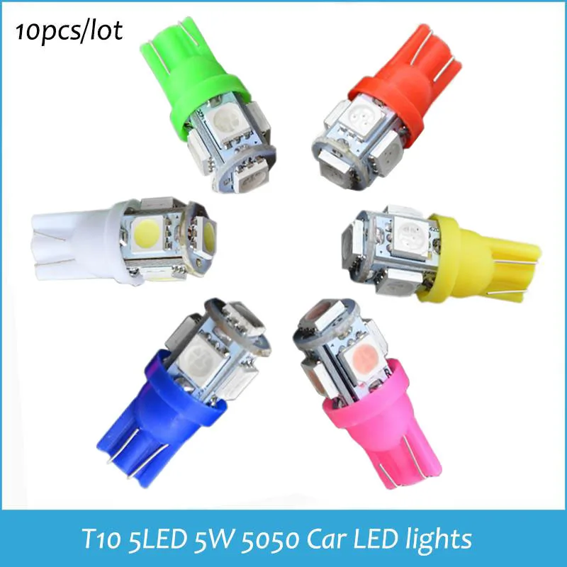 T10 5 светодиодный w5w для Mazda 6 t10 5050 габаритные огни 5SMD лампы 194 W5W клиновидные