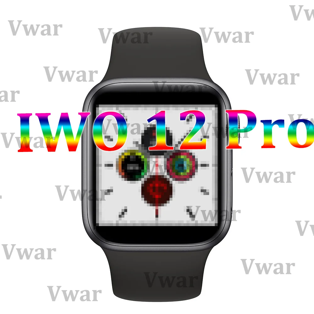 Vwar IWO 12 Pro мужские умные часы серии 5 1:1 44 мм чехол для Apple IOS Android VS iwo 11 IWO 10 8 водонепроницаемые IWO12 умные часы