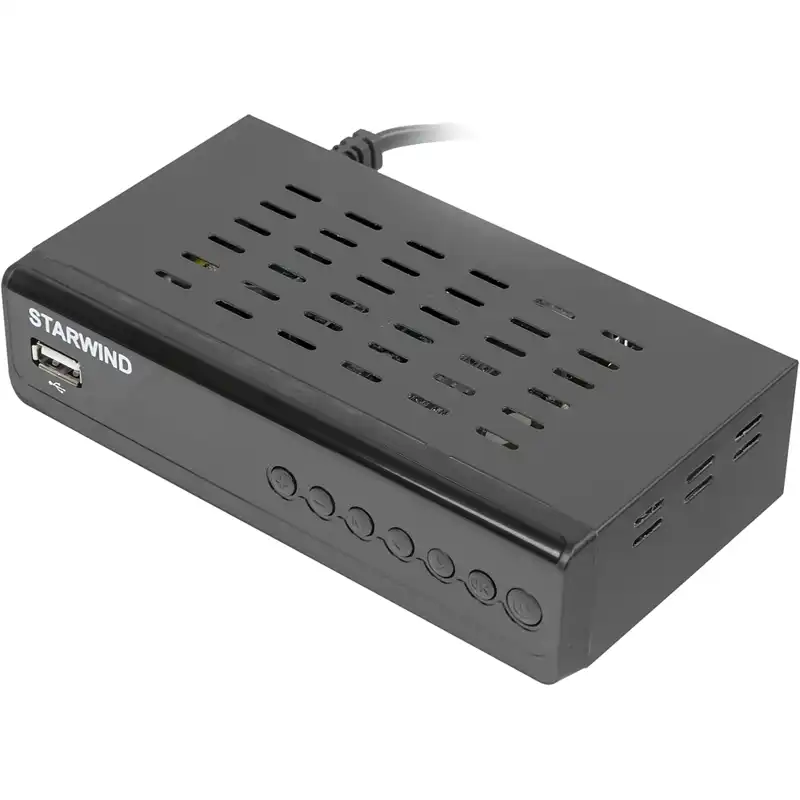 Ресивер DVB-T2 STARWIND CT-280, черный