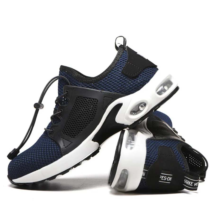 Men's training shoes steel head anti-breaking sports shoes breathable sneakers wear-resistant 2019 safety work sneakers 40J26 (19)
