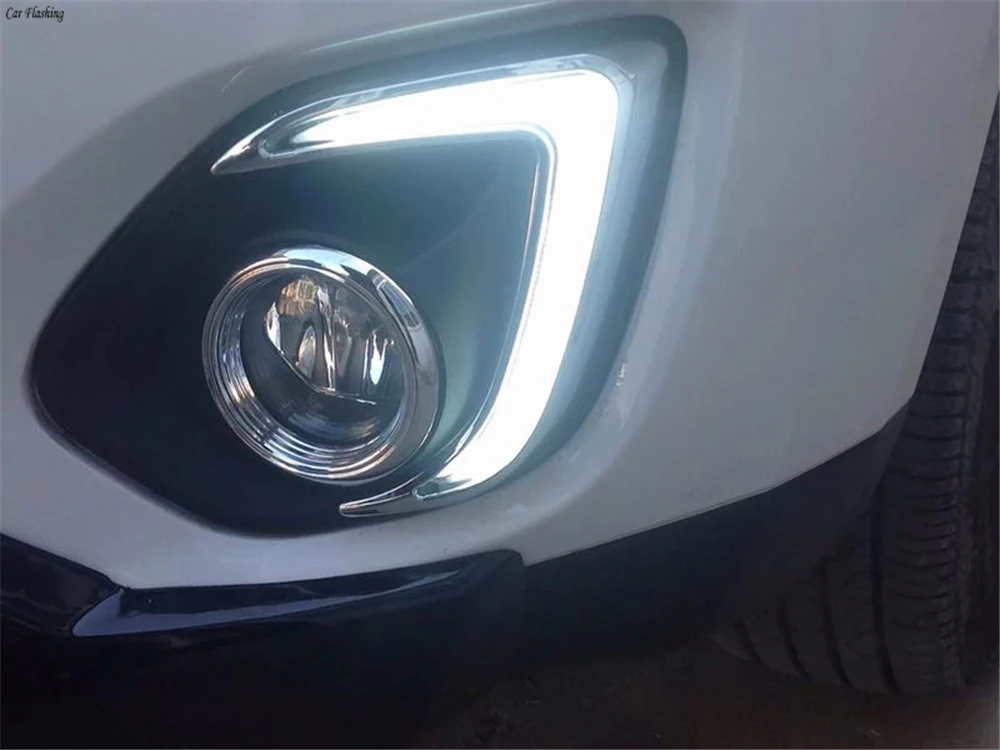 1 комплект светодиодных дневных ходовых огней DRL COB дневные водонепроницаемые