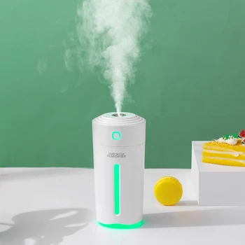 

Car Cup Humidifier Air Purifier Portable Wireless Aroma Essential Oil Diffuser Aromatherapy Humidificador Difusor Color LED Lamp