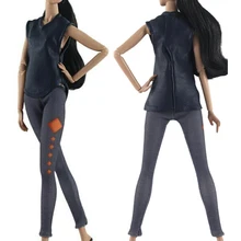 Комплект из 2 предметов; модные топы с бретельками и штаны; пальто с v-образным вырезом; одежда для детей; высокое качество